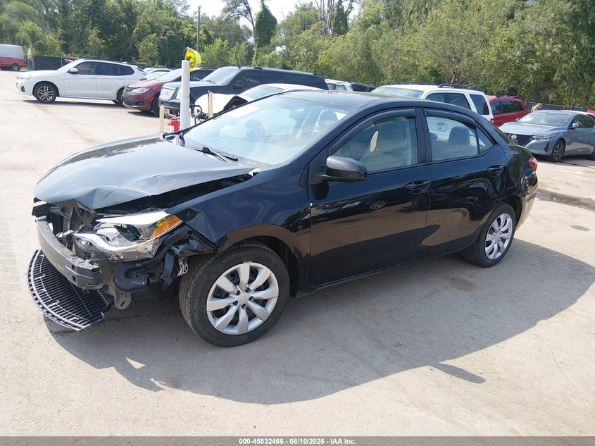 2014 Toyota Corolla, Front End, IAAI, VIN 5YFBURHEXEP082382 — photo 2