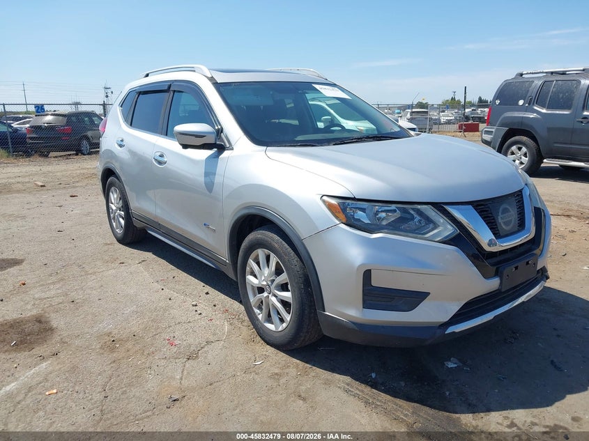 Vin: 5n1et2mt7hc830672, lot: 46331380, nissan rogue hybrid sv 2017 img_1