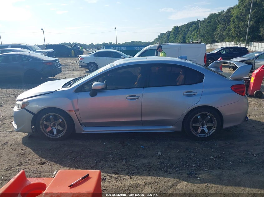 SUBARU WRX 2015 VIN JF1VA1J61F8813567