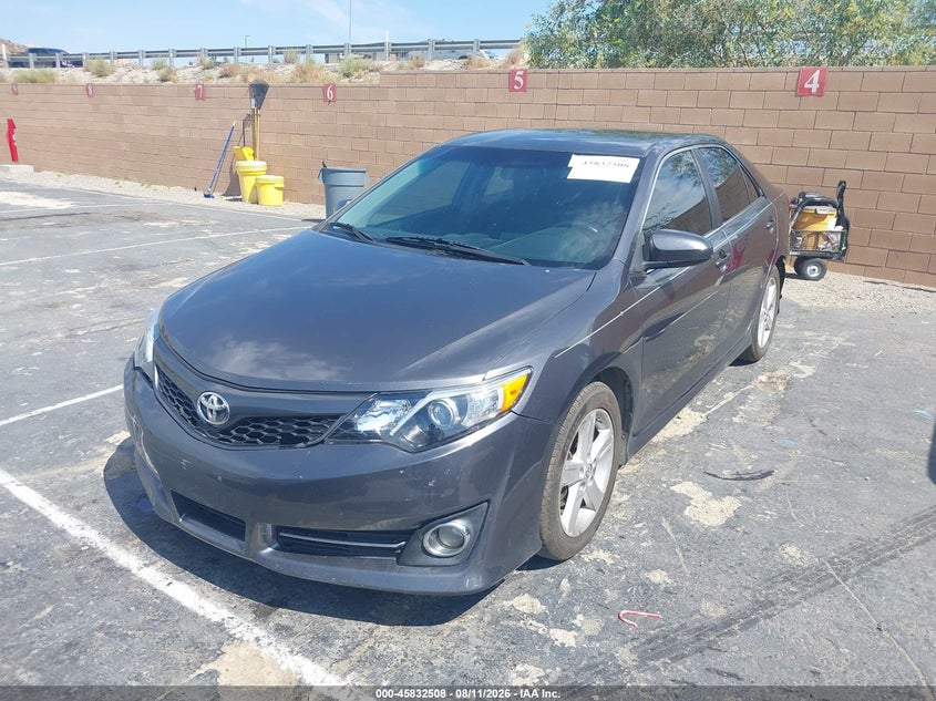 2014 Toyota Camry, Rear, IAAI, VIN 4T1BF1FK3EU806206 — photo 2