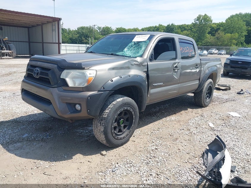 Vin: 3tmlu4en2em140603, lot: 46331413, toyota tacoma base v6 20142