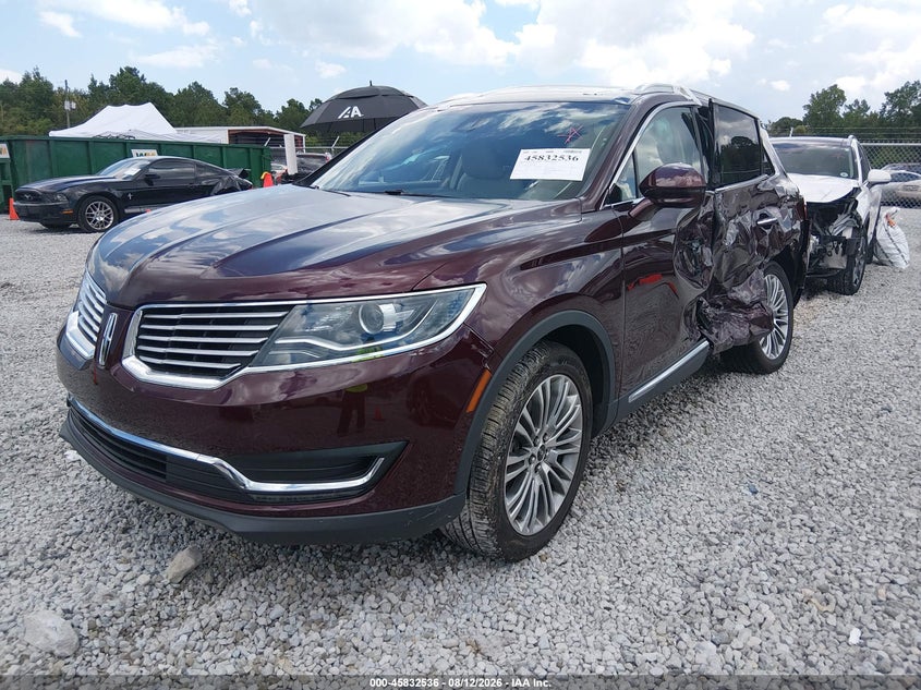 2018 Lincoln MKX, Левый бок, IAAI, VIN 2LMPJ6LR2JBL39609 — фото 2