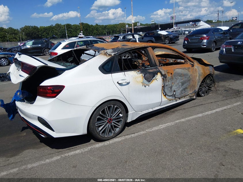 Vin: 3kpf44acxpe634643, lot: 46331462, kia forte gt 20234