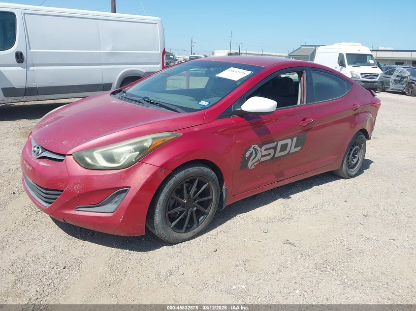 2016 HYUNDAI ELANTRA auction photo 2