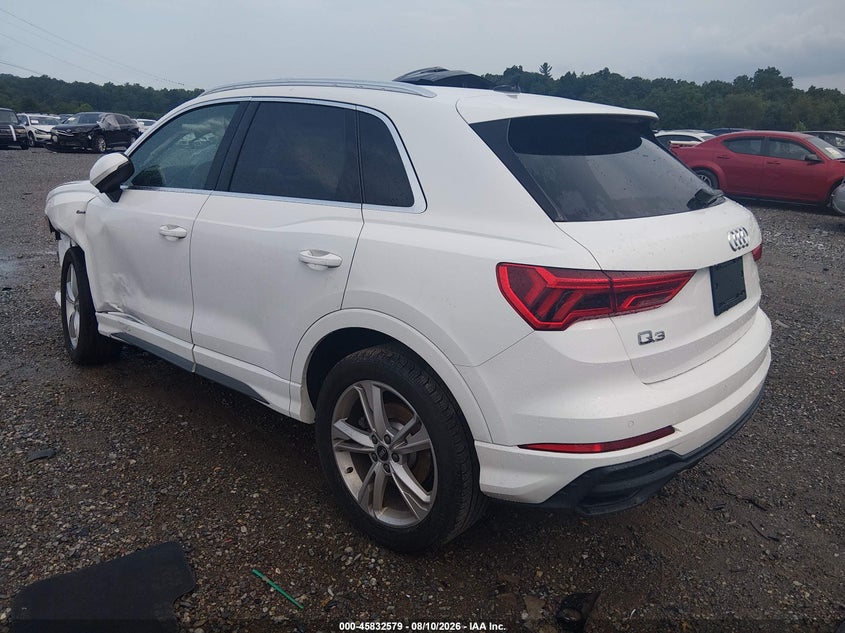 AUDI Q3 2023 VIN WA1DECF31P1053214