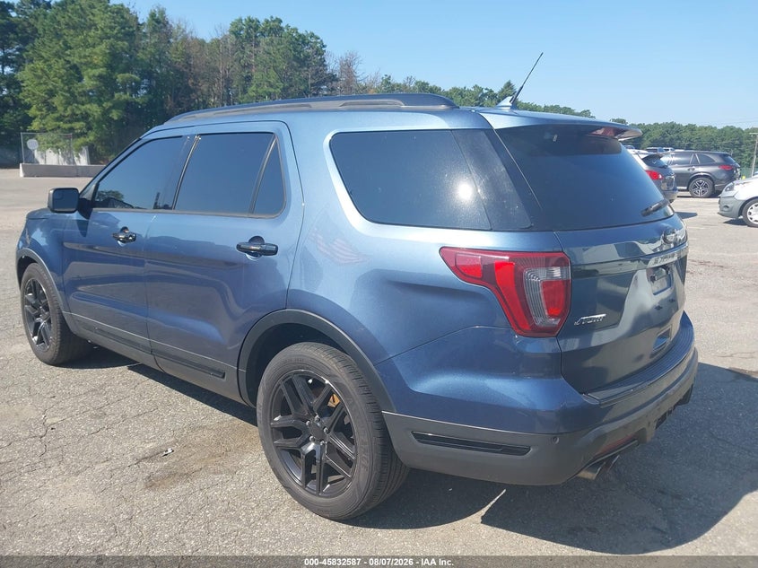 Vin: 1fm5k8gt7jga39249, lot: 46331488, ford explorer sport 20183