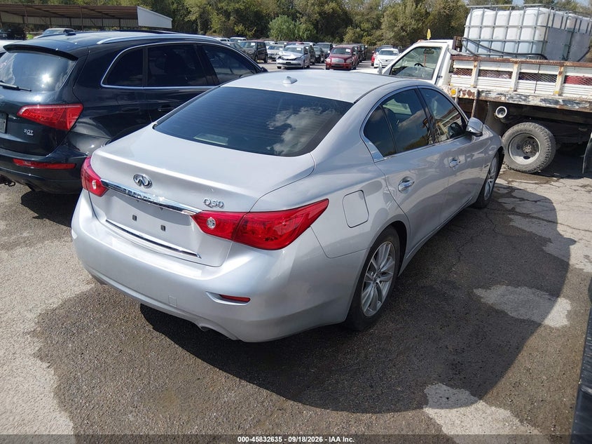 Vin: jn1av7ap1em690967, lot: 46331536, infiniti q50 hybrid premium 20144