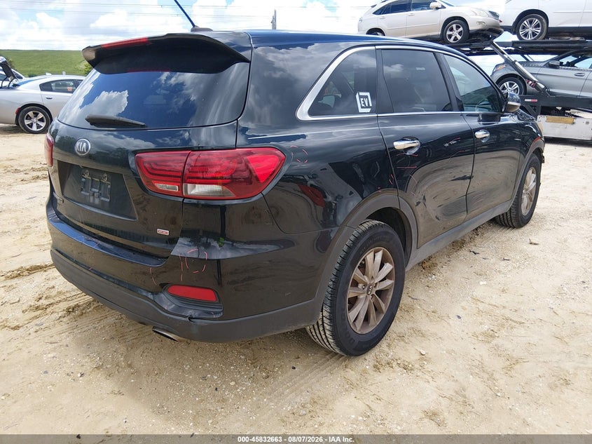 Vin: 5xypg4a36kg438433, lot: 46331564, kia sorento 2.4l lx 20194
