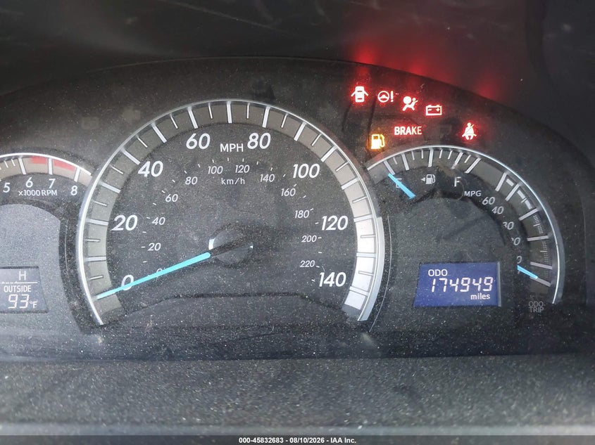 2014 TOYOTA CAMRY auction photo 7