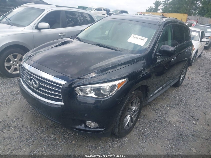 Vin: 5n1al0mm1dc333171, lot: 46331601, infiniti jx35 20132