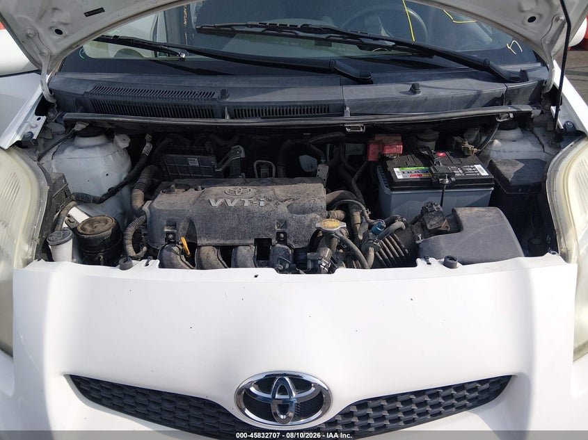 TOYOTA YARIS 2010 VIN JTDKT4K3XA5289715