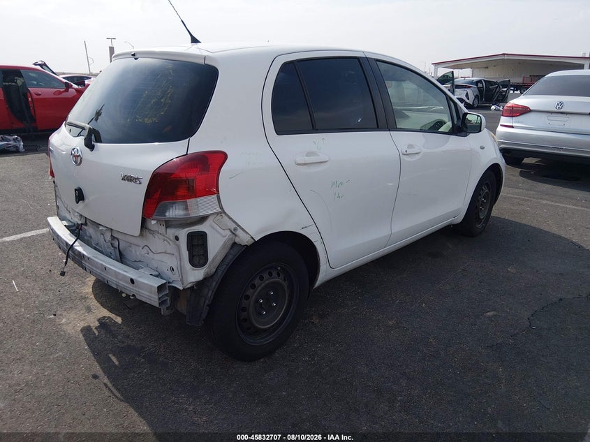 TOYOTA YARIS 2010 VIN JTDKT4K3XA5289715