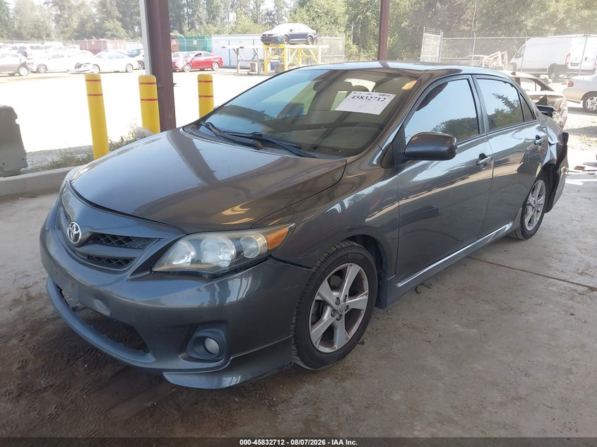 Vin: 2t1bu4ee5cc816172, lot: 46331613, toyota corolla s 20122