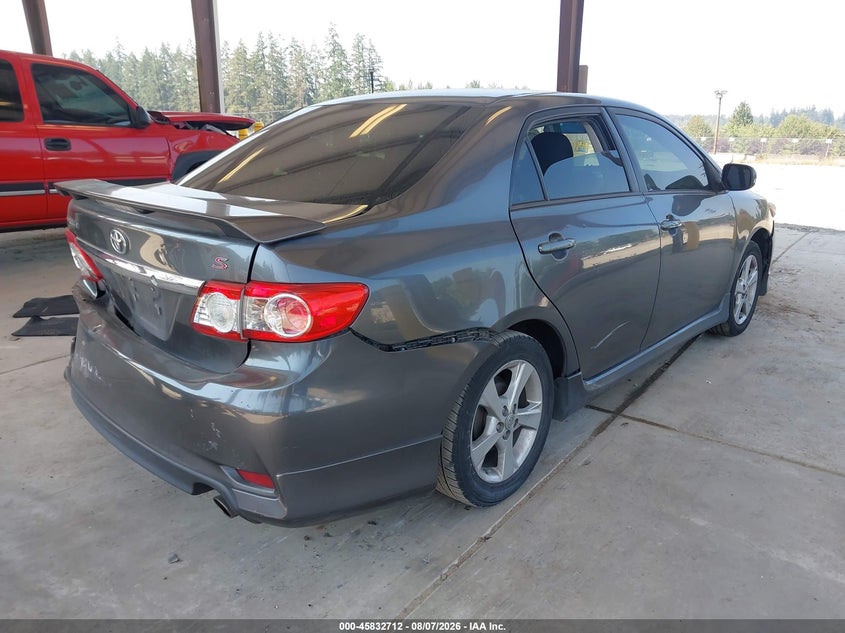 Vin: 2t1bu4ee5cc816172, lot: 46331613, toyota corolla s 20124