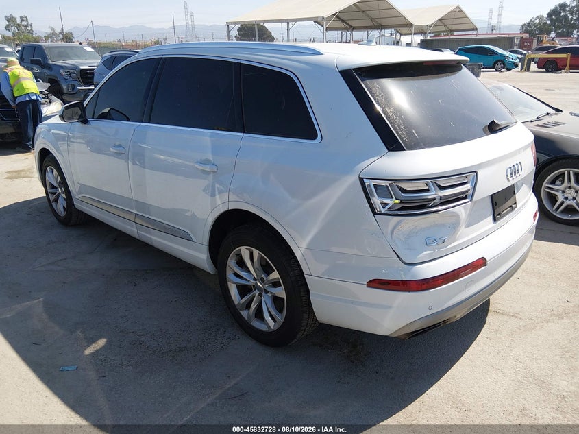 Vin: wa1aaaf71jd053807, lot: 46331629, audi q7 3.0t premium 20183