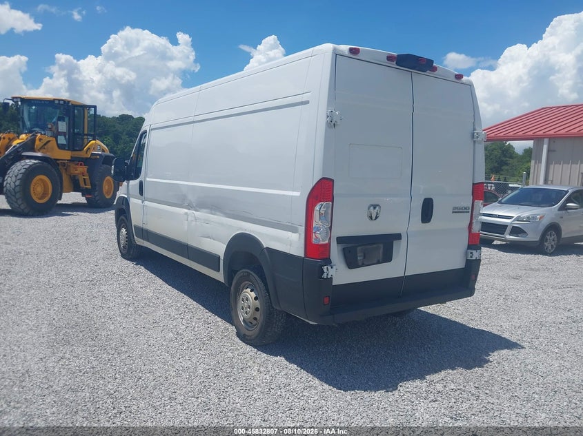 Vin: 3c6lrvdg9pe583961, lot: 46331708, ram promaster 2500 2500 high 20233