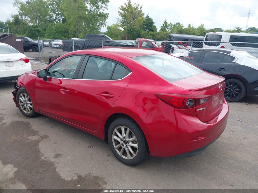 Vin: jm1bm1v72e1141579, lot: 46331714, mazda mazda3 i touring 20143