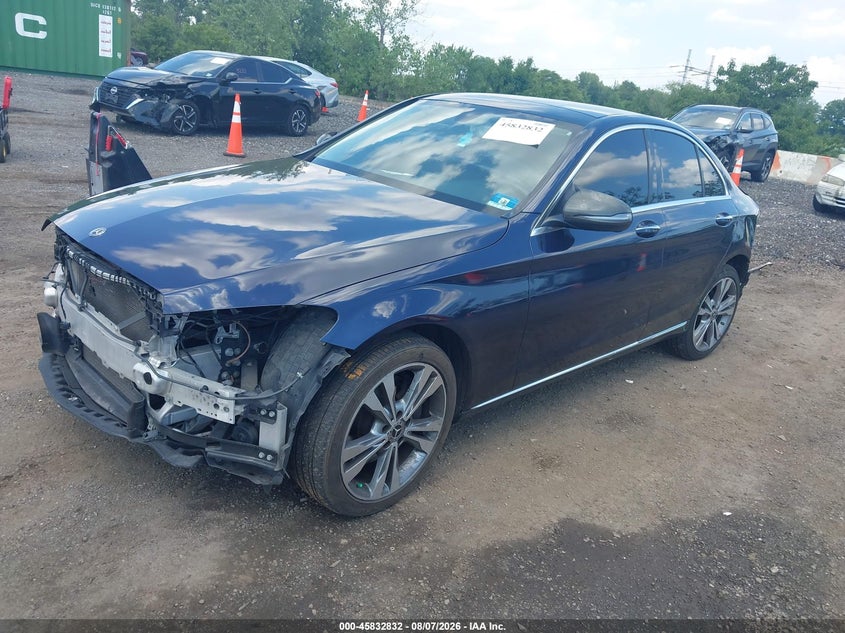 Vin: 55swf8eb0ku284007, lot: 46331733, mercedes-benz c 300 4matic 20192