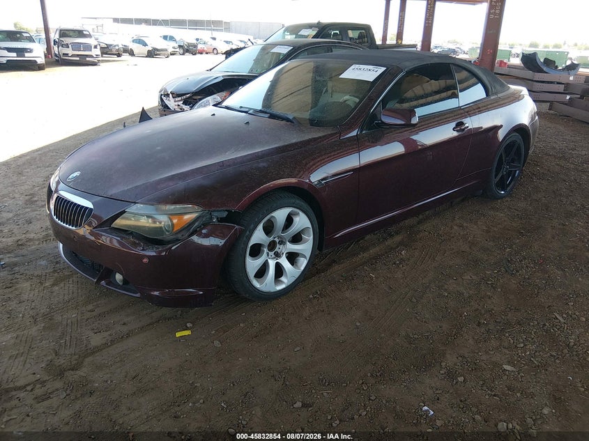 2006 BMW 650I auction photo 2
