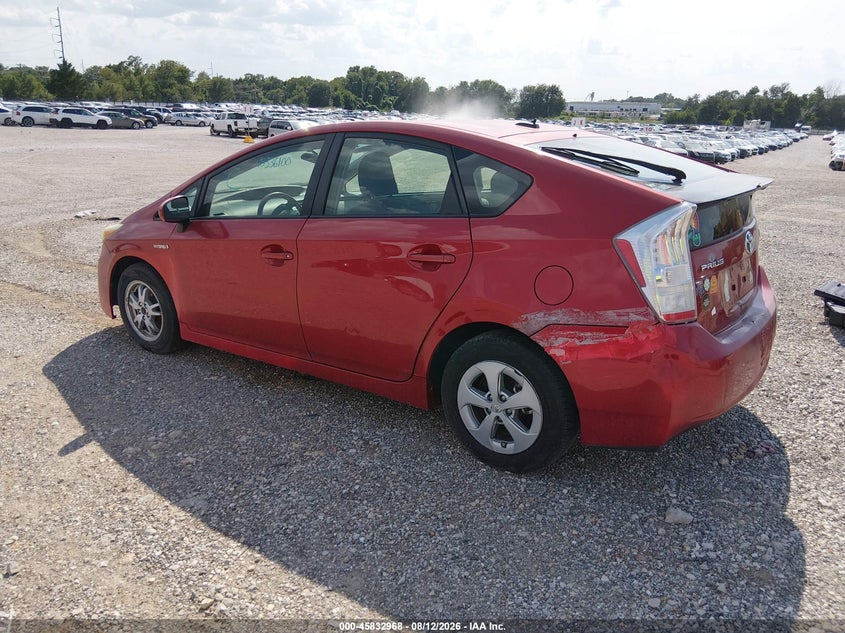 TOYOTA PRIUS 2011 VIN JTDKN3DU4B5367594
