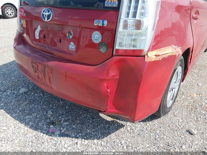 TOYOTA PRIUS 2011 VIN JTDKN3DU4B5367594