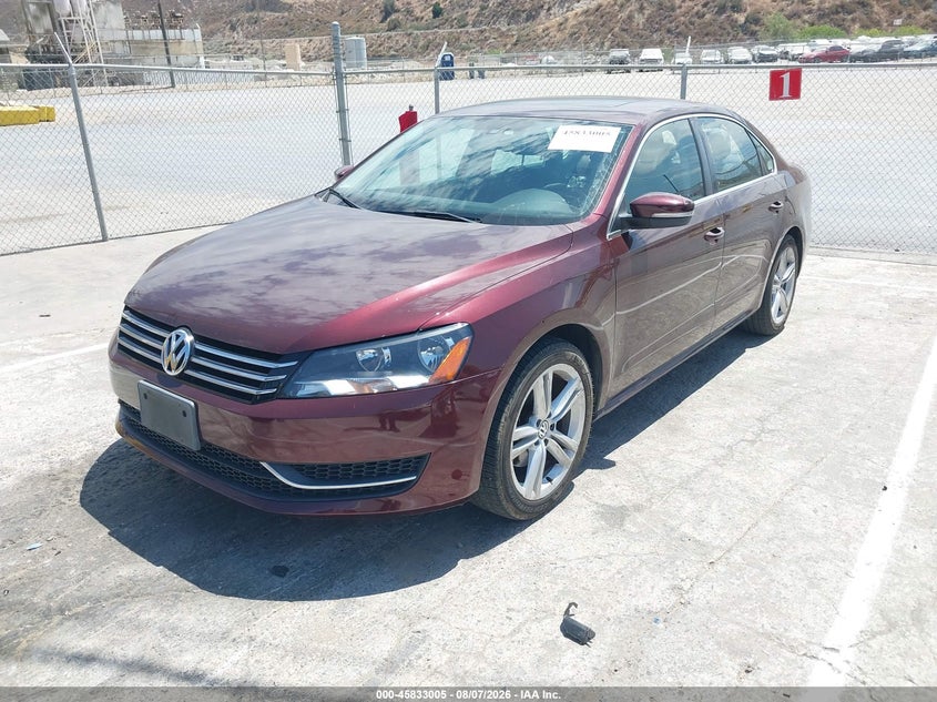 Vin: 1vwbp7a3xec004145, lot: 46331906, volkswagen passat 2.5l se 20142