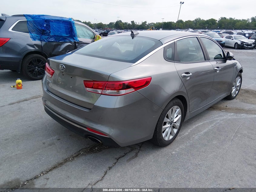 Vin: 5xxgt4l32gg060115, lot: 46331909, kia optima lx 20164