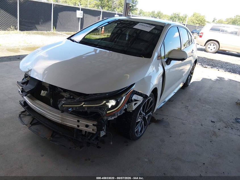 Vin: jtds4mce2mj058462, lot: 46331921, toyota corolla se 20212