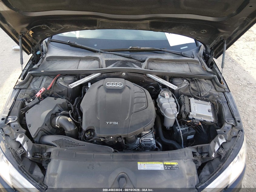 2018 AUDI A4 SEDAN 2.0L I-4 DI, DOHC, VVT, TURBO, 190HP