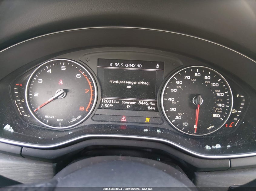 2018 AUDI A4 auction photo 7