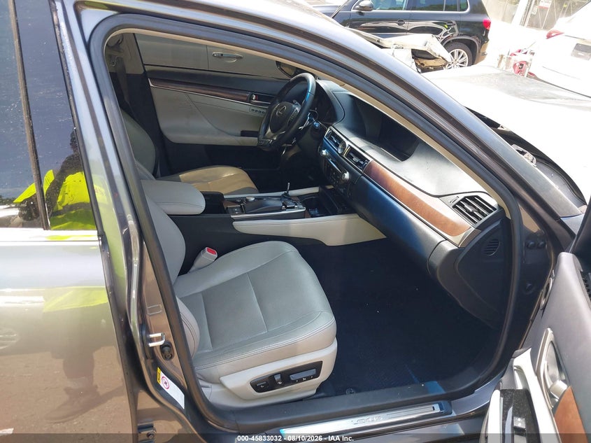 2013 LEXUS GS SEDAN 3.5L V-6 DI, DOHC, VVT, 306HP