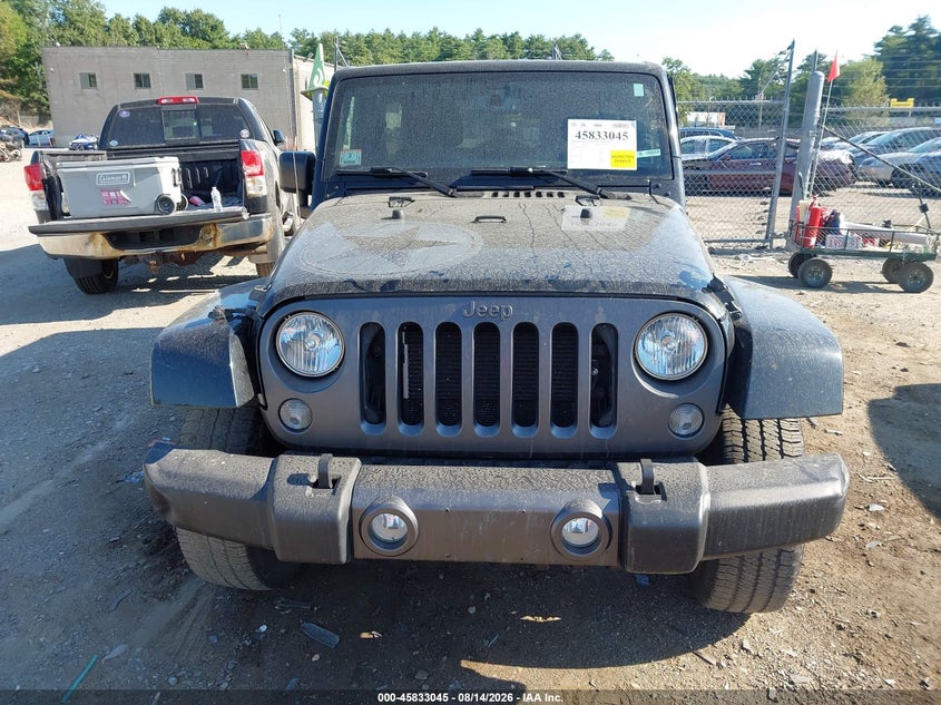 2016 JEEP WRANGLER SPORT UTILITY VEHICLE 3.6L V-6 DOHC, VVT, 285HP