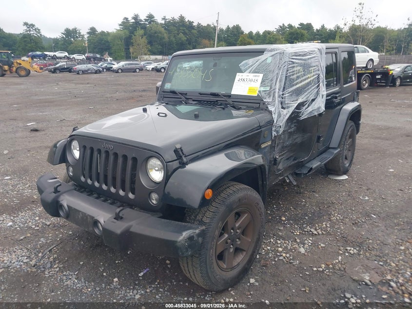 2016 JEEP WRANGLER SPORT UTILITY VEHICLE 3.6L V-6 DOHC, VVT, 285HP