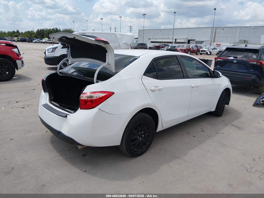 Vin: 5yfburhe1hp675293, lot: 46331950, toyota corolla le 20174