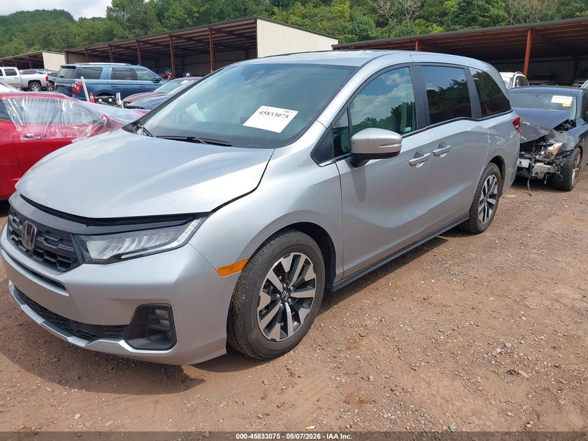 Vin: 5fnrl6h69sb080252, lot: 46331976, honda odyssey ex-l 20252