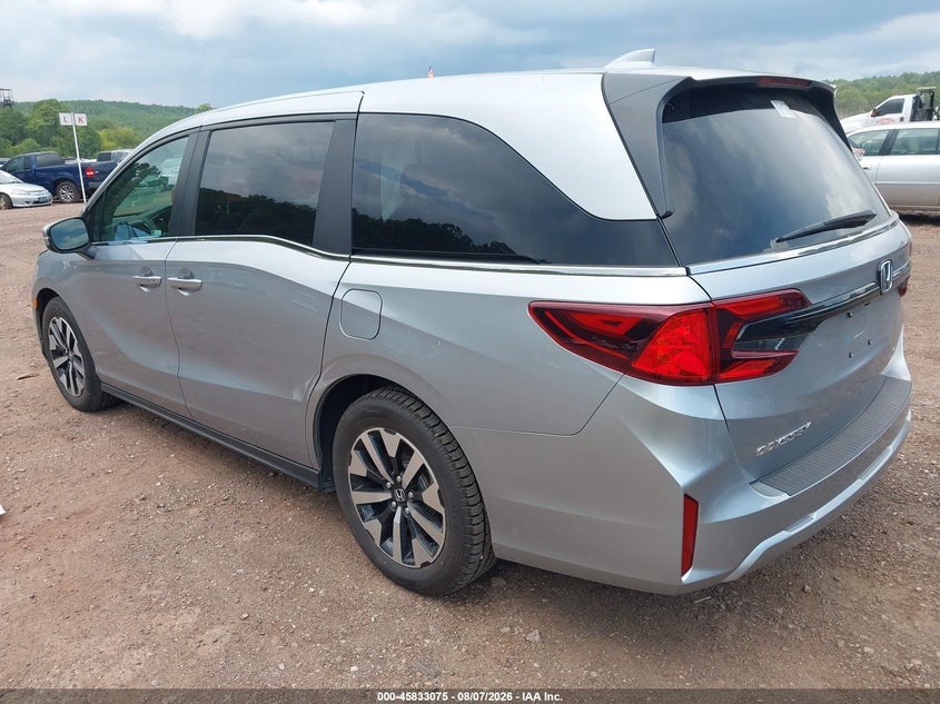 Vin: 5fnrl6h69sb080252, lot: 46331976, honda odyssey ex-l 20253