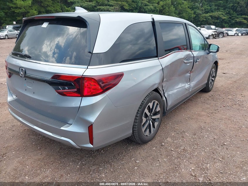 Vin: 5fnrl6h69sb080252, lot: 46331976, honda odyssey ex-l 20254