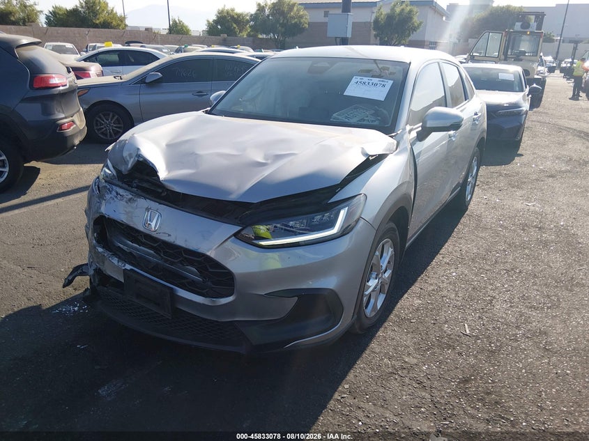 2024 Honda Hr-V 2Wd Lx, Front End, IAAI, VIN 3CZRZ1H39RM731452 — photo 2