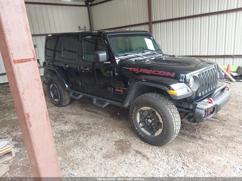 Vin: 1c4hjxfg5jw258963, lot: 46332009, jeep wrangler unlimited rubicon 4x4 2018 img_1
