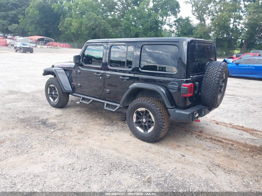 Vin: 1c4hjxfg5jw258963, lot: 46332009, jeep wrangler unlimited rubicon 4x4 20183
