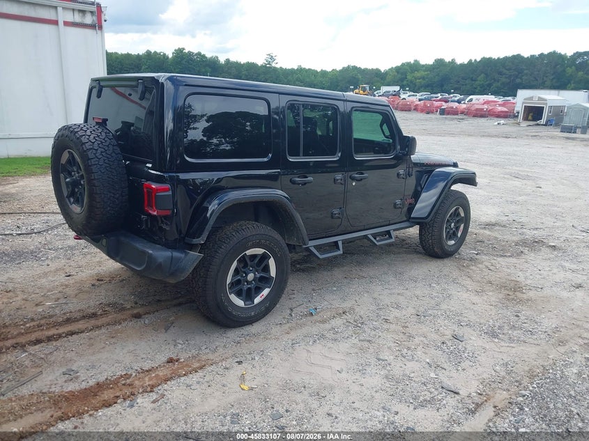 Vin: 1c4hjxfg5jw258963, lot: 46332009, jeep wrangler unlimited rubicon 4x4 20184