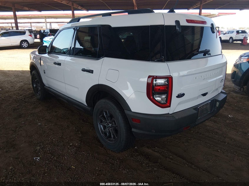 Vin: 3fmcr9b68mrb22129, lot: 46332026, ford bronco sport big bend 20213