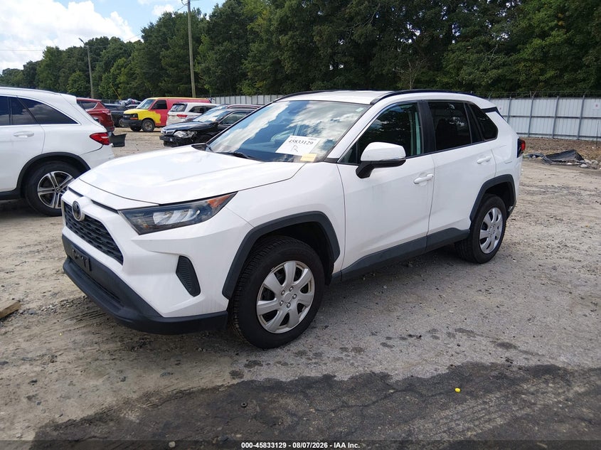 Vin: 2t3k1rfv9lw071324, lot: 46332030, toyota rav4 le 20202