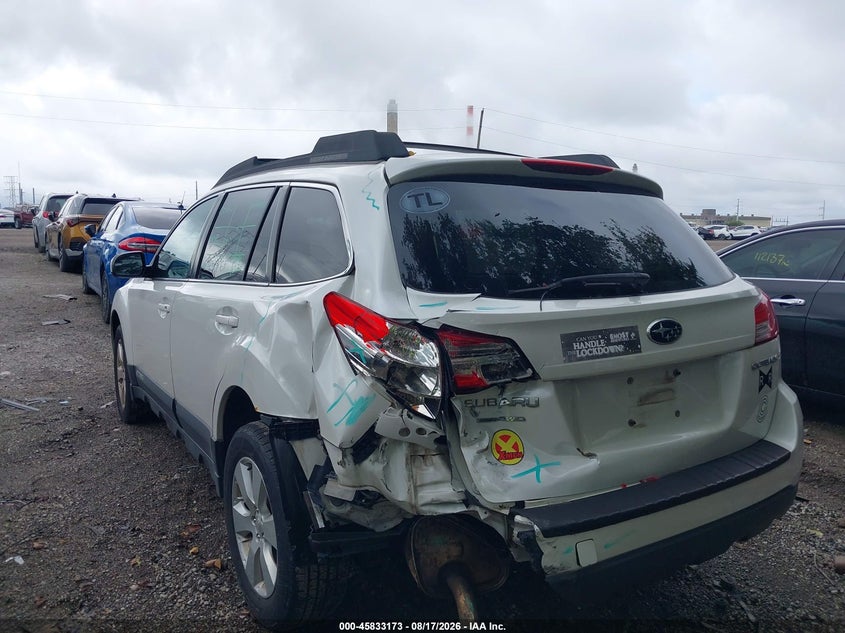 2012 SUBARU OUTBACK auction photo 6