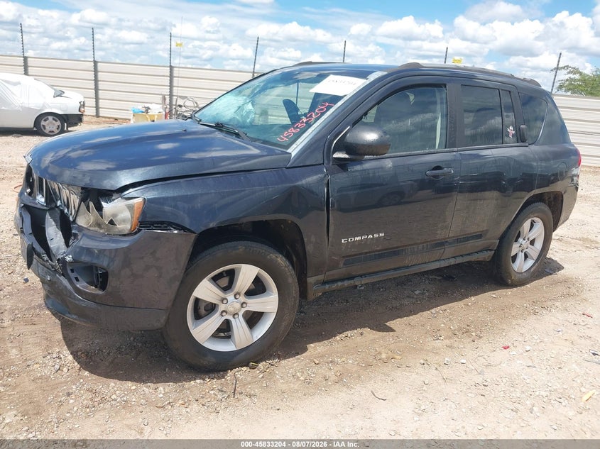Vin: 1c4njdbbxgd566792, lot: 46332105, jeep compass sport 20162