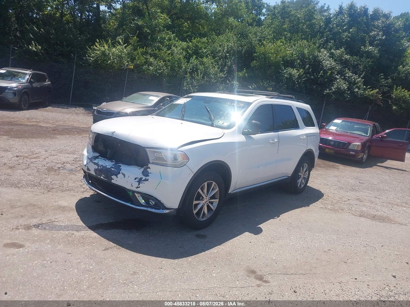 Vin: 1c4rdjdgxec449992, lot: 46332119, dodge durango limited 20142