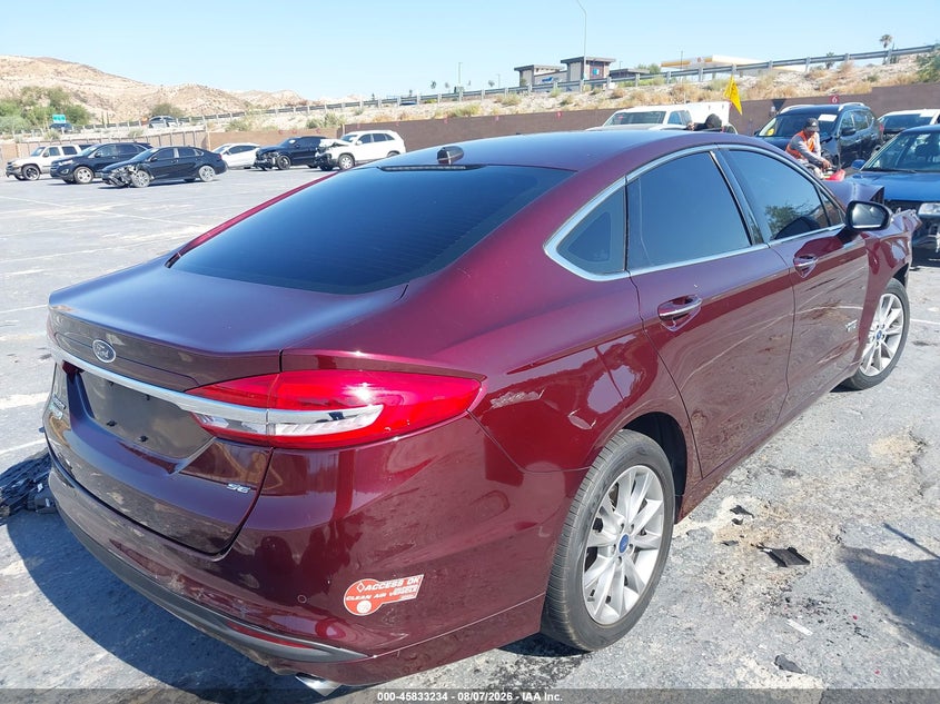 Vin: 3fa6p0pu4jr281399, lot: 46332136, ford fusion energi se luxury 20184