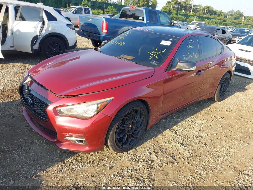 Vin: jn1bv7ar2fm420329, lot: 46332150, infiniti q50 sport 20152