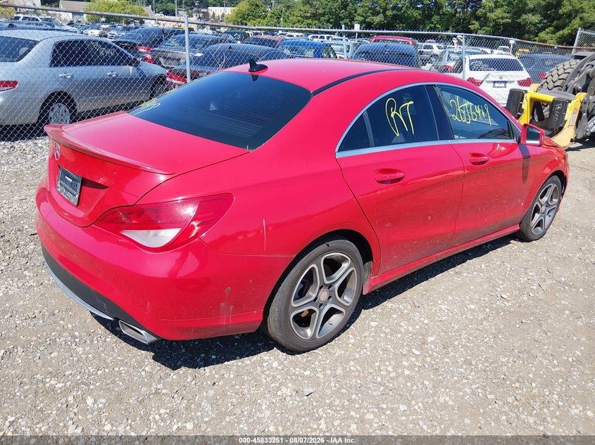Vin: wddsj4eb5en042431, lot: 46332152, mercedes-benz cla 250 20144