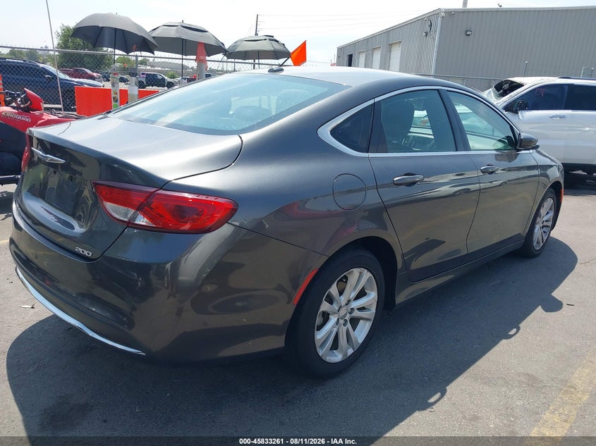2015 CHRYSLER 200 auction photo 4
